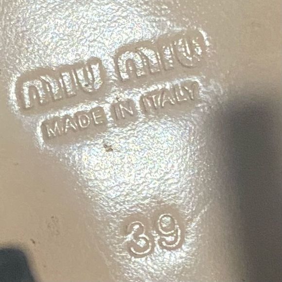 Authentic MIU MIU Black Suede Pumps 39  - Picture 11 of 11